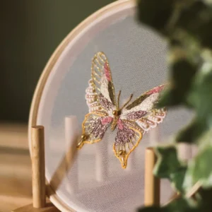 Bordado em Tule: Borboleta