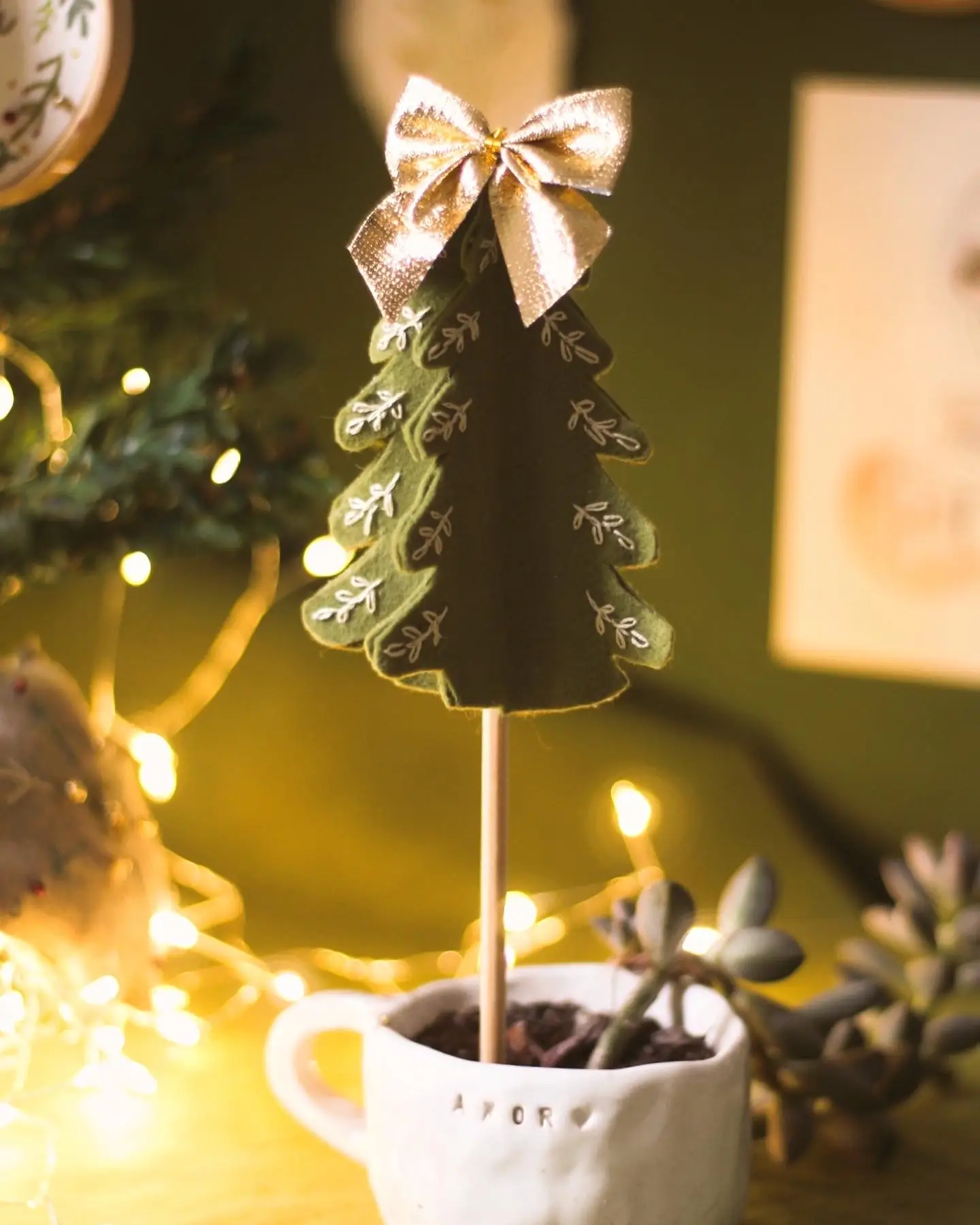 Árvore de Natal no Palito